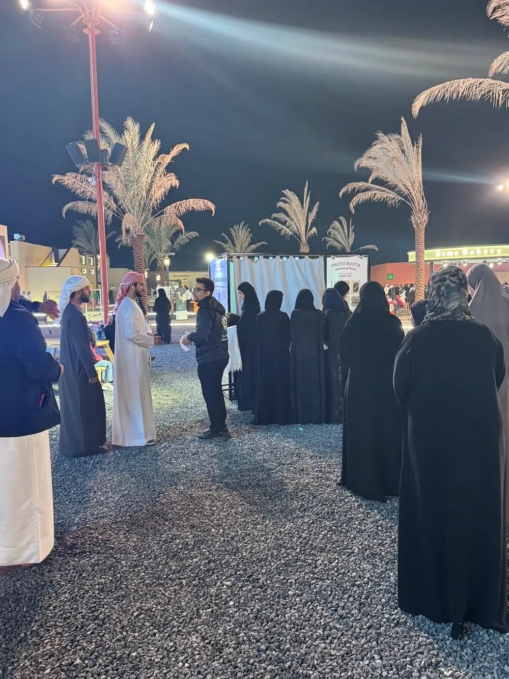 Liwa Village festival photo booth
